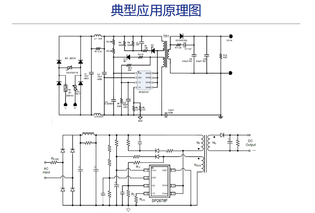 典型應用原理圖