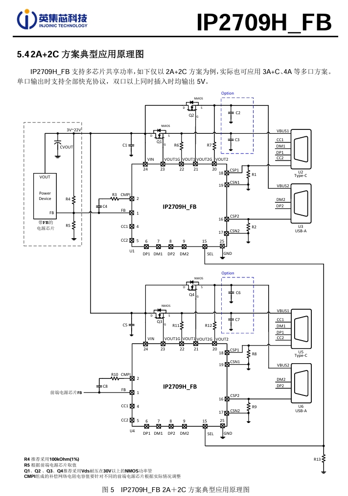 IP2709H_FB多口快充協(xié)議IC：車載充電器與多設(shè)備共享方案